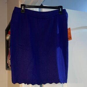 Purple Sweater Skirt